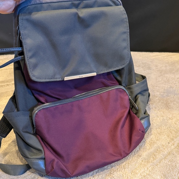 Tumi
Tumi Nylon Colorblock Backpack grey and purple in EuC main image 3